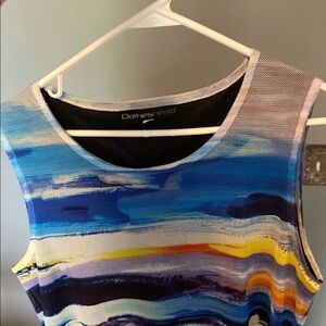 Women's Multicolor Sleeveless Top
